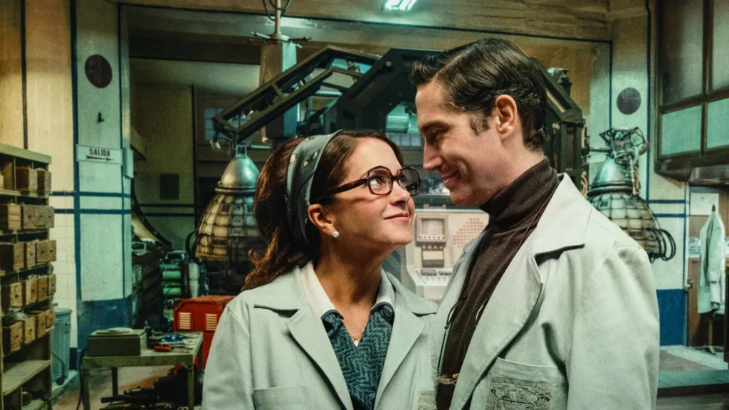 the film
follows the lives of married physicists Nora and Héctor (Lucero & Benny Ibarra) in 1966
Mexico -The Latino Slant