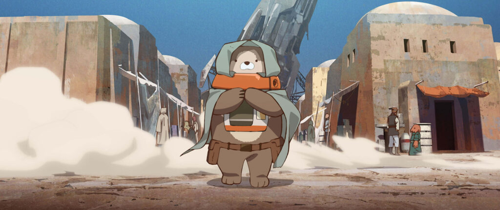 Billy's character - a bear-like creature with a microwave belly - adds a Studio Ghibli-like charm to Volume 3. -The Latino Slant