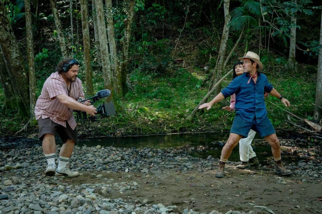 "Anaconda" is unapologetically self-aware, poking fun at itself and other films that have struggled with reboots or remakes. - The Latino Slant