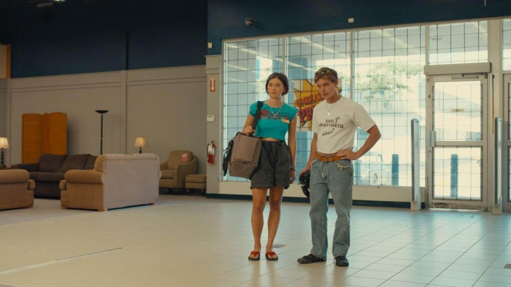 Finn Bennett and Lukita Maxwell play Clark's employees who get caught up in the mystery of the Backrooms. - The Latino Slant