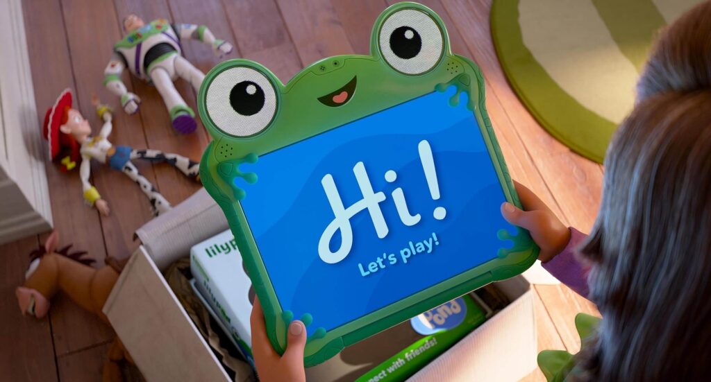 The new character of Lily Pad is Bonnie’s all-consuming tablet, pulling her away from traditional toys. - The Latino Slant