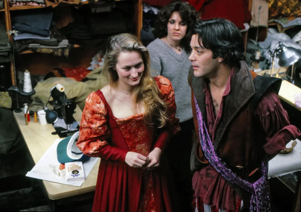 Raúl Juliá and Meryl Streep rehearsal scene from Kiss Me Petruchio