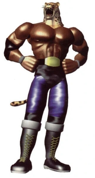 King, the jaguar-masked luchador, in the original Tekken. - The Latino Slant
