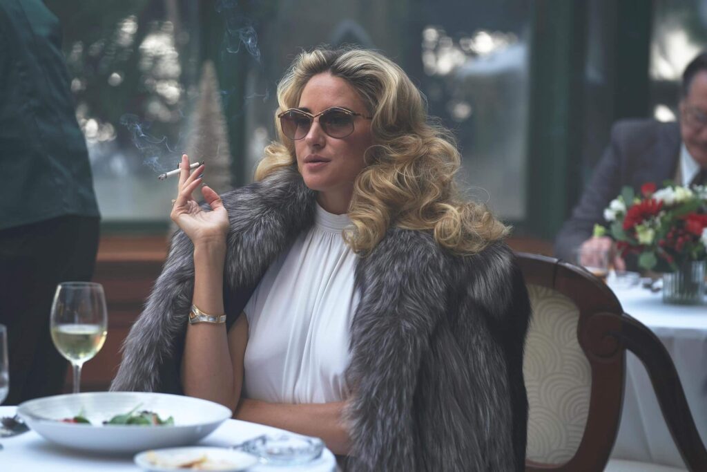 Shailene Woodley smokes at an outdoor lunch in "Motor City." - The Latino Slant