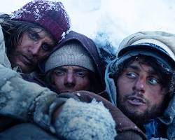 Society of the Snow movie scene plane crash Andes mountains