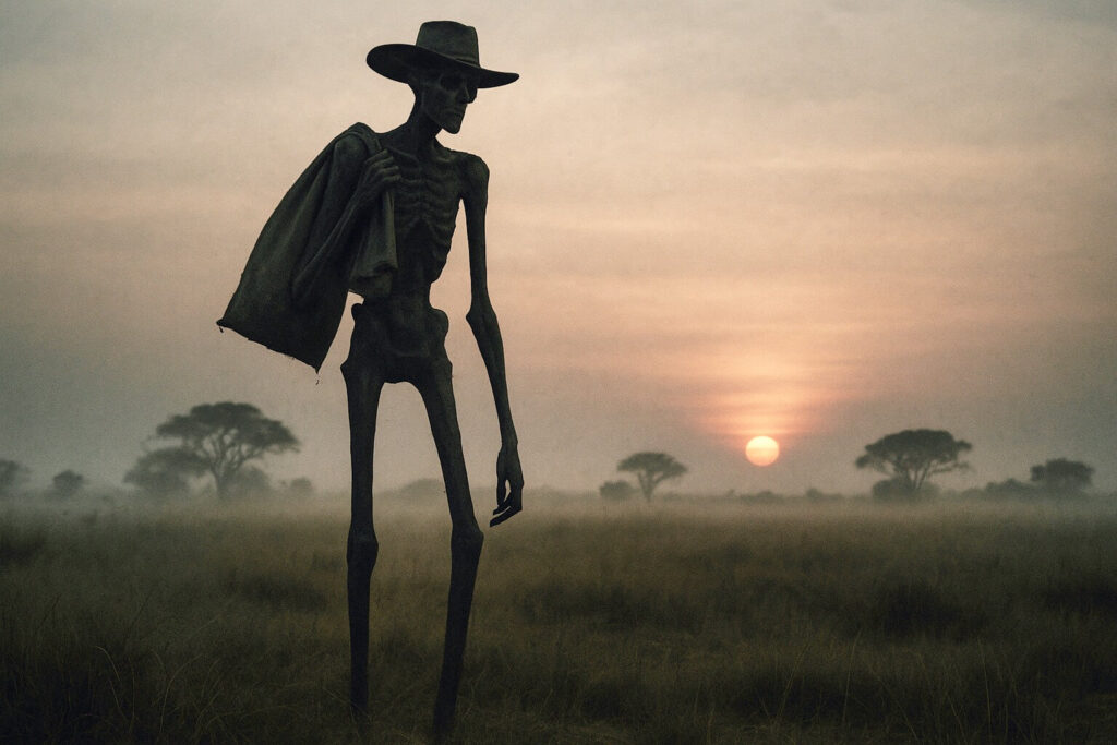 El Silbón carries his sack of bones across the misty plains. - The Latino Slant