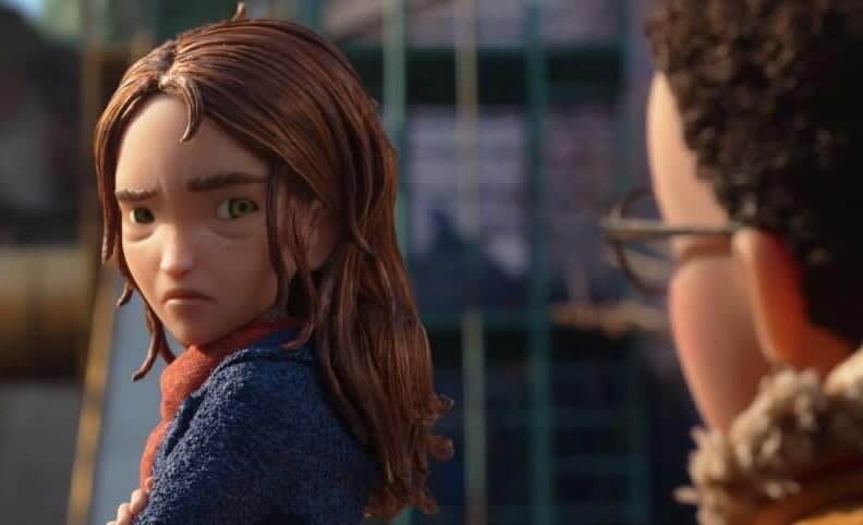 Prue (Peyton Elizabeth Lee) shoots a look at Curtis (Jacob Tremblay) in "Wildwood." - The Latino Slant