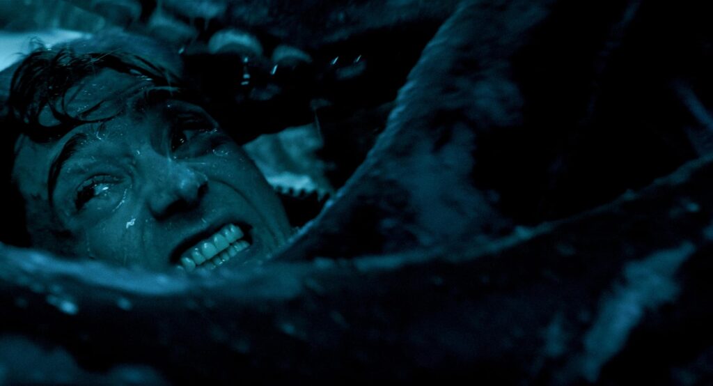 Jay fights his way through the whale in "Whalefall." - The Latino Slant
